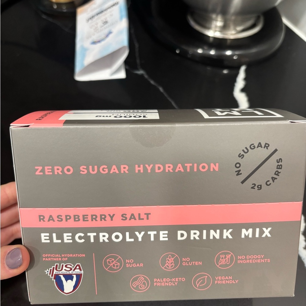 Raspberry Salt Electrolyte Drink Mix - Zero Sugar Hydration